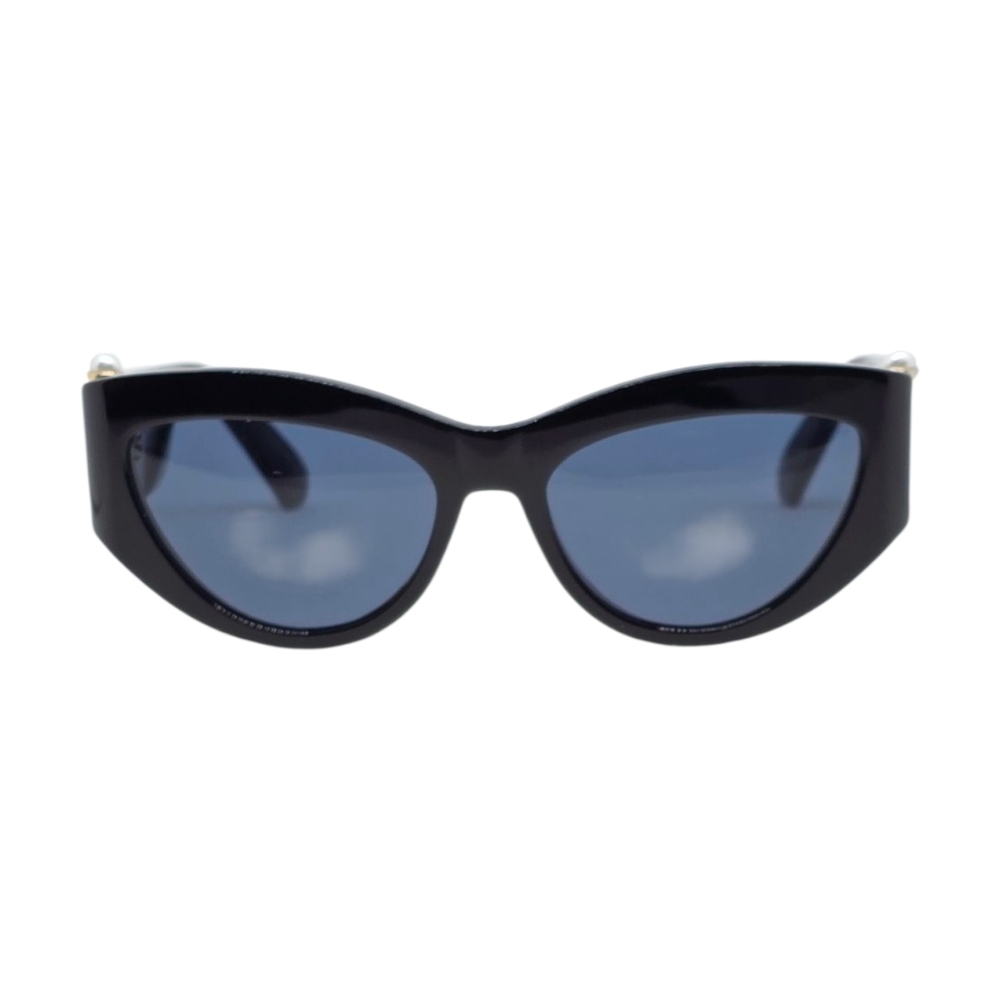 Dior Black Sunglasses with Blue Lenses